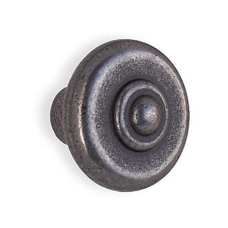 Smedbo B083 1 1/2 in. Gorton Knob in Pewter from the Classic Collection